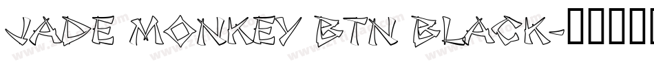 Jade Monkey BTN Black字体转换